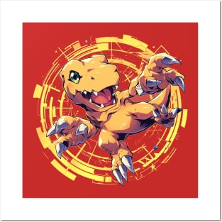 agumon Posters and Art